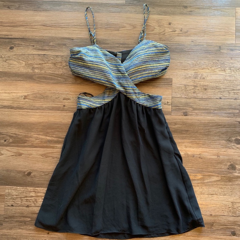 BCBGeneration Sexy Cross Front Mini Dress